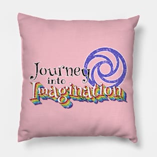 Journey Into Imagination - Distressed Pillow