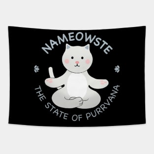 Nameowste - The State of Purrvana Tapestry