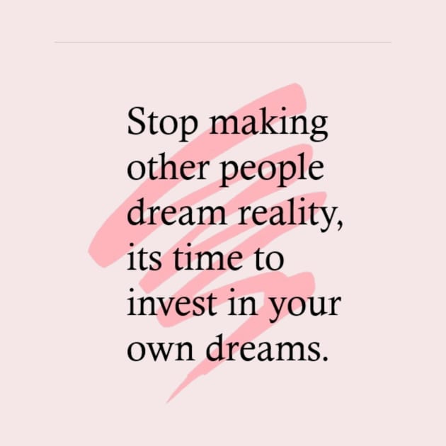 Stop Dreams of others reality by Naika