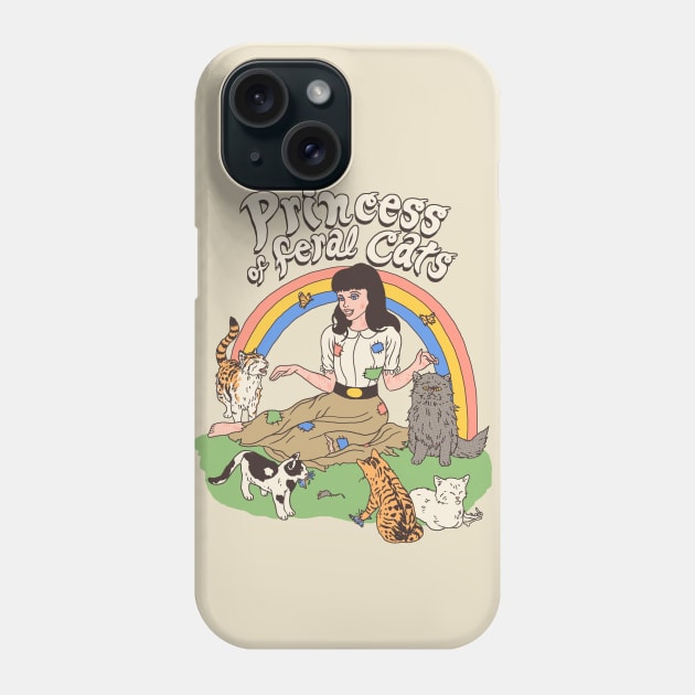 Princess Of Feral Cats Phone Case by Hillary White Rabbit