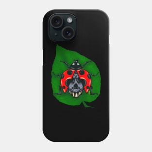 Ladybug skull Phone Case