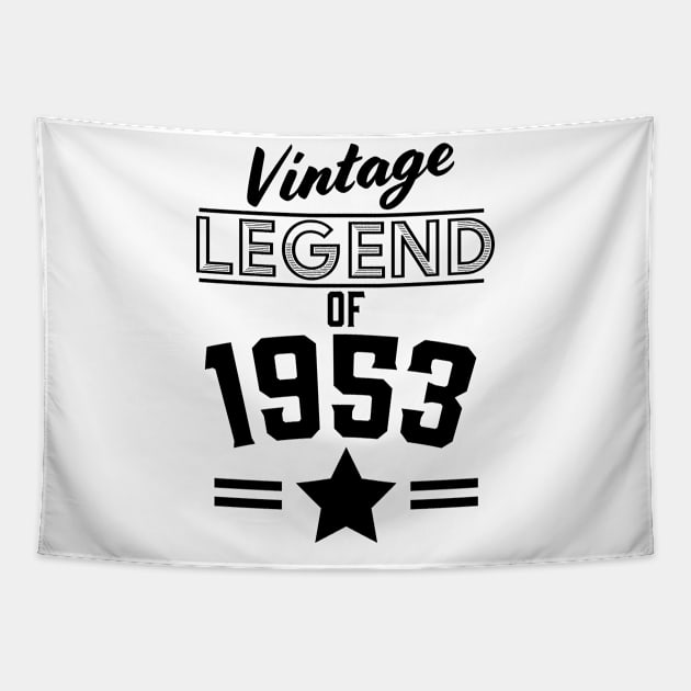 Vintage Legend of 1953 Tapestry by nickemporium1