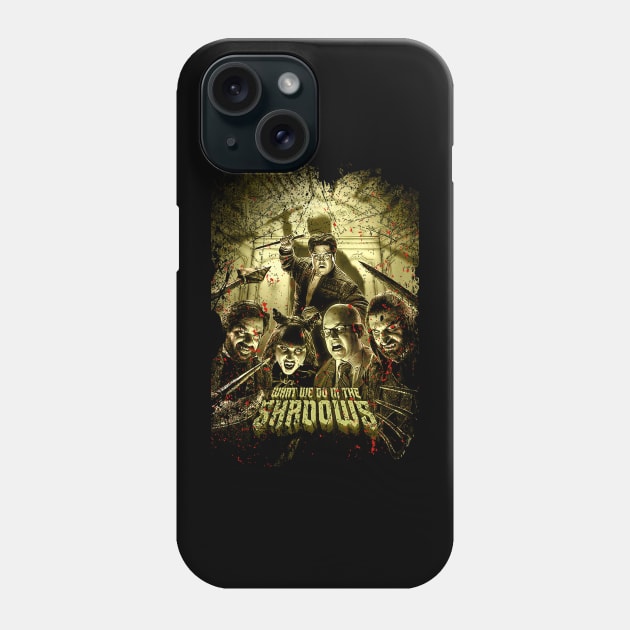 Vintage What We Do Phone Case by Black Demon Bear