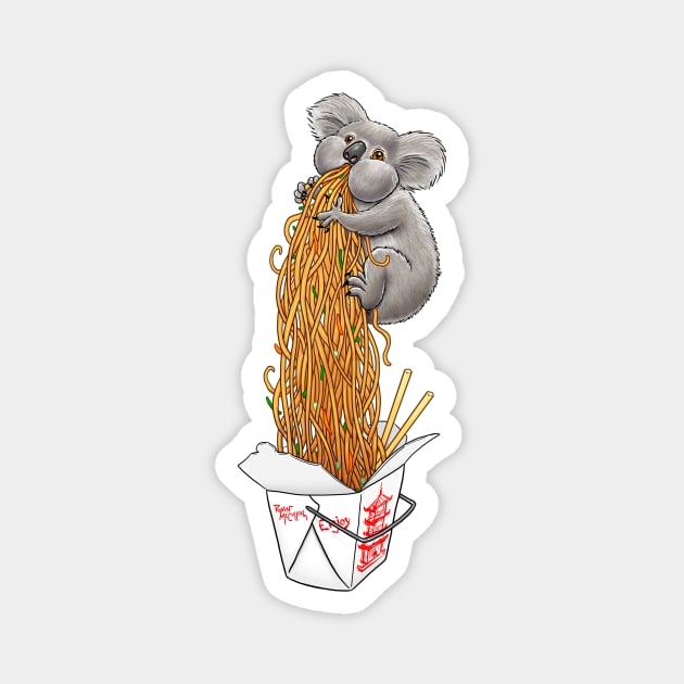 Chow Mein Koala Magnet by CritterArt