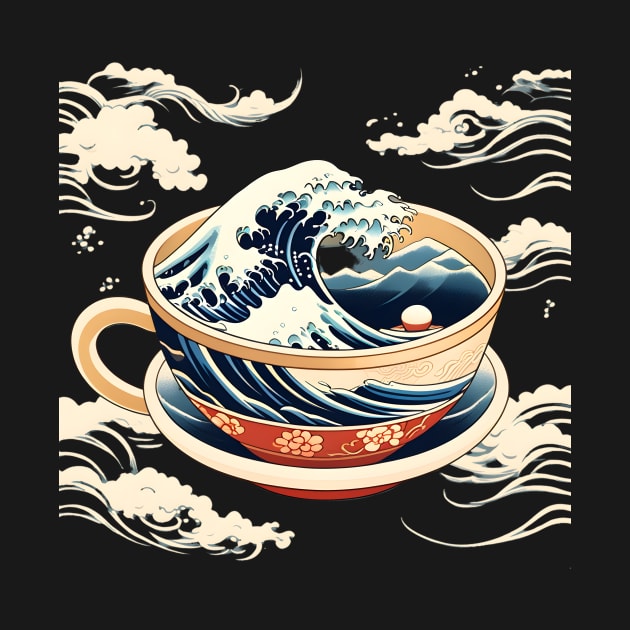 the great wave of caffeine by CAFFEIN