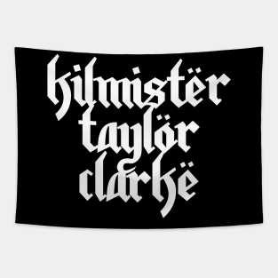 Kilmister, Taylor, Clarke Tapestry