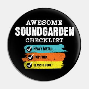 Awesome Sound checklist Pin