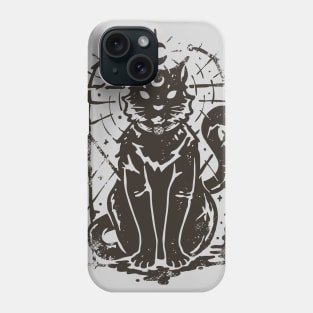 Dark Cat Magical Feline Phone Case