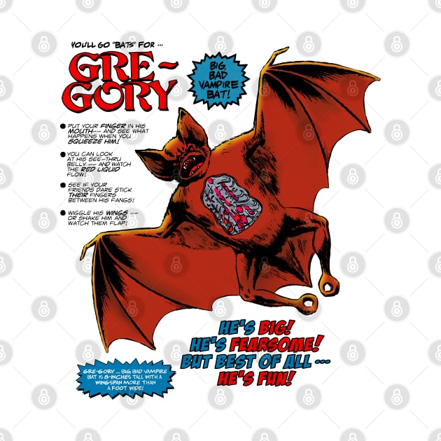 Gre-Gory - Big, Bad Vampire Bat! by UnlovelyFrankenstein