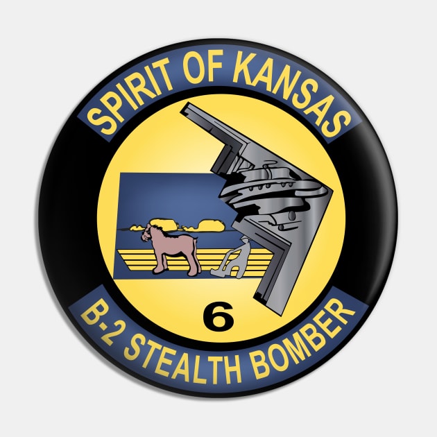 B2 - Spirit of Kansas Stealth Bomber wo Txt Pin by twix123844