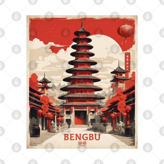 Bengbu China Vintage Poster Tourism by TravelersGems