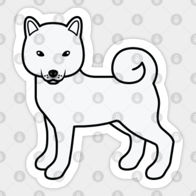 Featured image of post Shiba Inu Drawing Black And White