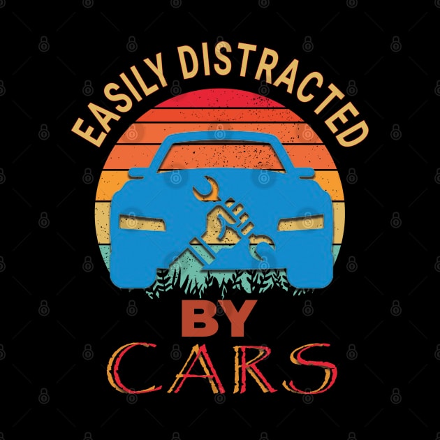 Easily distracted by cars by TeeText