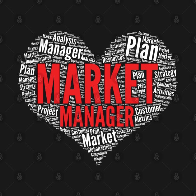 Market manager Heart Shape Word Cloud Design product by theodoros20