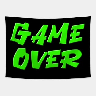 Classic Video Games Game Over Tapestry