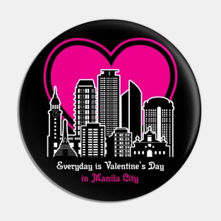 Valentine's Day in Manila City Pin