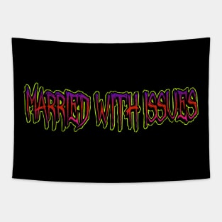 Married With Issues Graffiti Lettering Tapestry