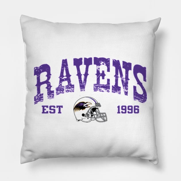 Ravens Football Pillow by apparel-art72