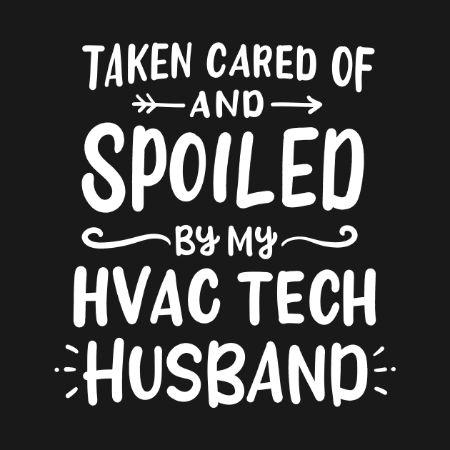 HVAC Tech Wife HVAC Tech Husband by KAWAIITEE