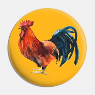 Red Rooster Pin