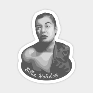 Billie Holiday Portrait Magnet