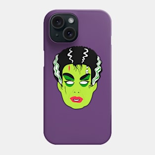 Vintage Bride Of Frankenstein Mask Phone Case