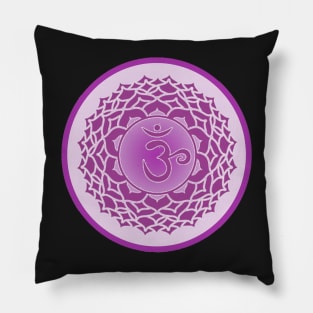 The Purple Haze of the Crown Chakra- Light Purple Pillow