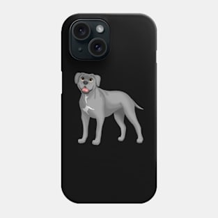 Gray Cane Corso Dog Phone Case