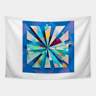 Color Burst Abstract Tapestry