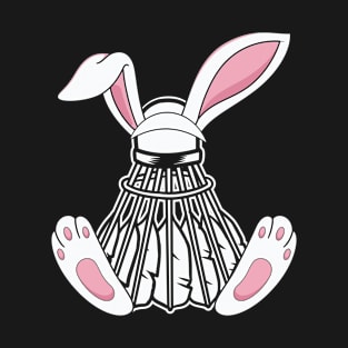 Happy Easter Badminton Bunny Coach Gift T-Shirt