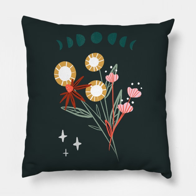 Moony Bouquet Pillow by Off The Hook Studio