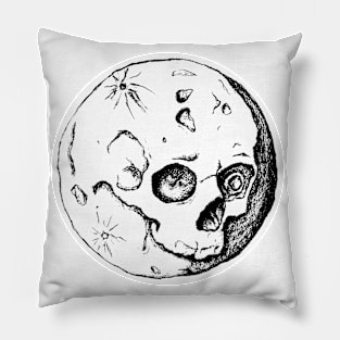 Skull Moon Pillow