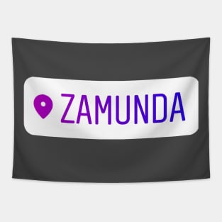 Zamunda Location Tag Tapestry