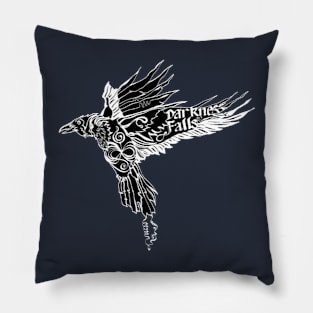 Raven Darkness Falls Pillow