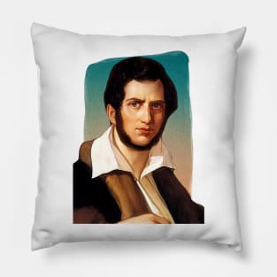 Italian Composer Gaetano Donizetti illustration Pillow