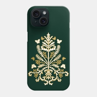 Gilded Grass Demask Phone Case