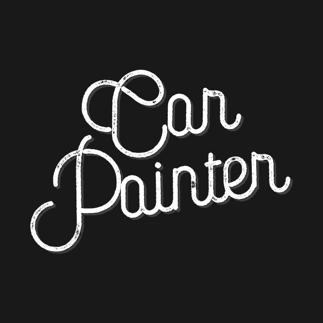 Car Painter Text Design by BlueTodyArt