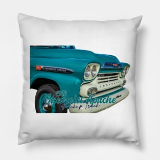 Restored 1959 Chevrolet Apache Pickup Truck Pillow