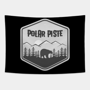 Polar Piste, snowboard t-shirts, lift t-shirts, snowboarding t-shirts, extreme sports, extreme t-shirts, rocky mountains, downhill t-shirts Tapestry