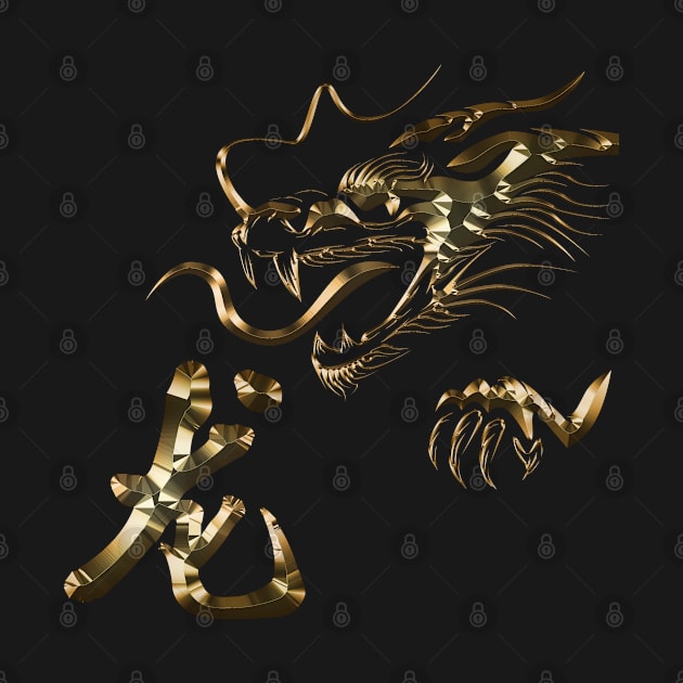 Chinese zodiac Dragon Gold edition by INDONESIA68