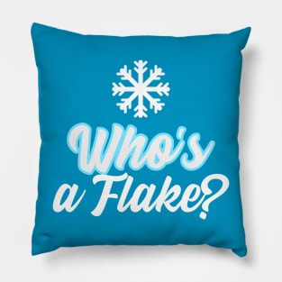 Who's a Flake? Pillow