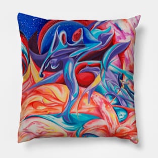 cosmic dance Pillow