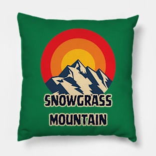 Snowgrass Mountain Pillow