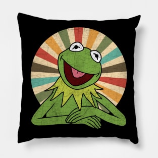 Vintage Kermit The Frog Pillow