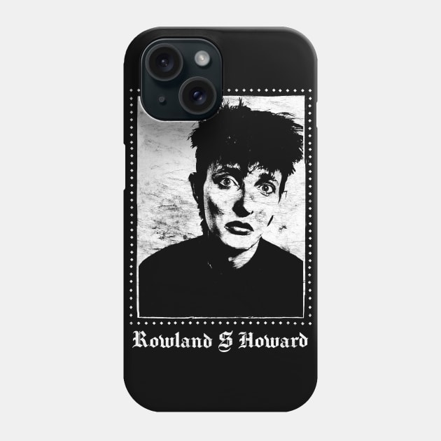 Rowland S Howard / Retro Fan Design Phone Case by DankFutura