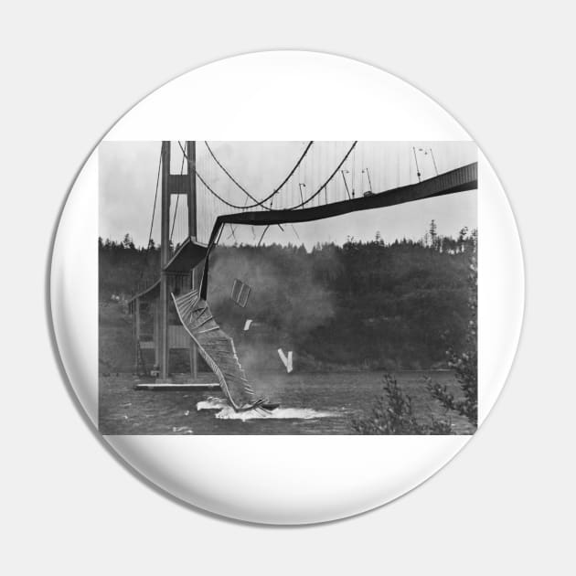 Tacoma Narrows Bridge collapse, 1940 (C018/0920) Pin by SciencePhoto