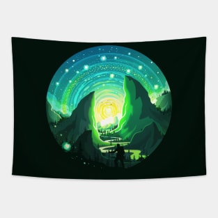 Two Mountains Tapestry