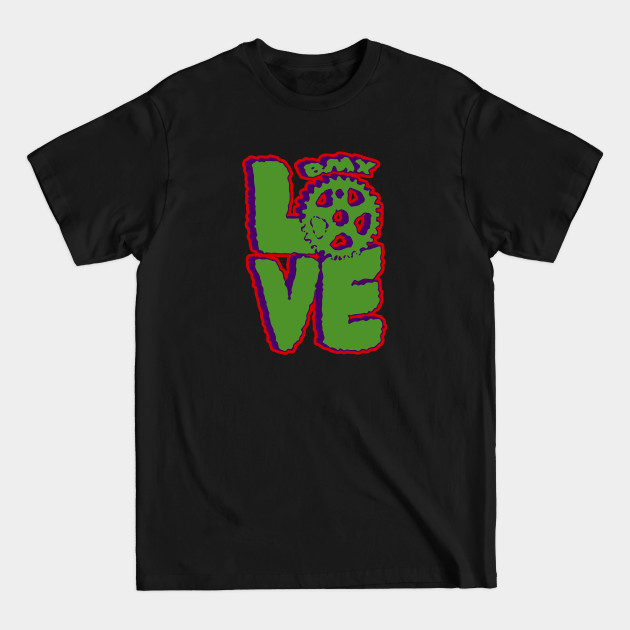 BMX LOVE graffiti - Bmx - T-Shirt