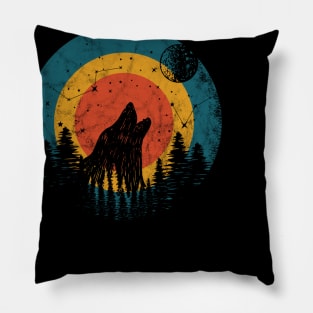 Lonely Wolf Pillow