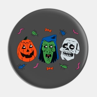 Halloween III: Season of the Witch Silver Shamrock Masks Pin